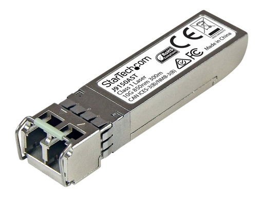 [J9150AST] StarTech.com Startech 10 Gigabit LWL SFP+ Transceiver Modul - HP J9150A kompatibel - MM LC mit DDM - 300m - 10GBase-SR - SFP+-Transceiver-Modul (gleichwertig mit: HP J9150A)
