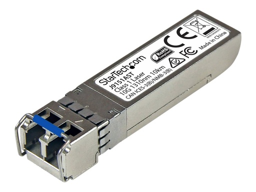 [J9151AST] StarTech.com Startech 10 Gigabit LWL SFP+ Transceiver Modul - HP J9151A kompatibel - SM LC mit DDM - 10km - 10GBase-LR - SFP+-Transceiver-Modul (gleichwertig mit: HP J9151A)