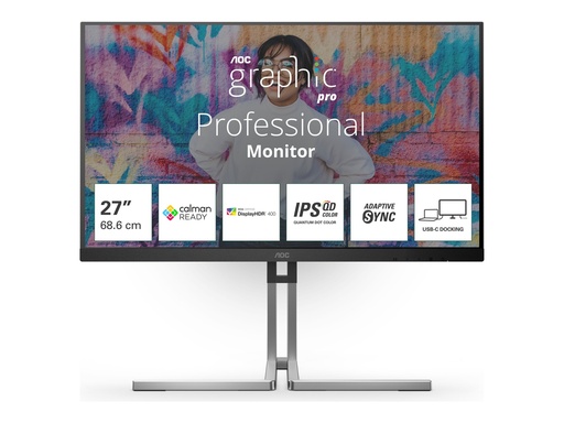 [Q27U3CV] AOC Q27U3CV - Graphic Pro Series - LED-Monitor - 68.6 cm (27")
