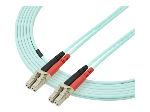 [A50FBLCLC3] StarTech.com 3 m OM3 LWL Patchkabel, Multimode-Glasfaserkabel, LC auf LC - Patch-Kabel - LC Multi-Mode (M)