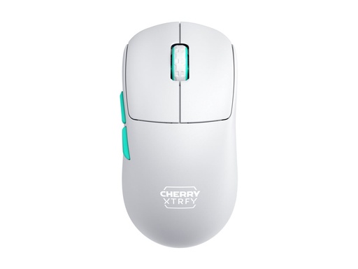 [CX-M68W-WHITE] Cherry Xtrfy M68 - Maus - optisch - 5 Tasten - kabellos - 2.4 GHz - kabelloser Empfänger (USB)