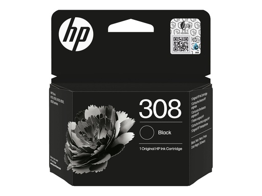 [7FP21UE#301] HP 308 - Schwarz - original - Box - Tintenpatrone