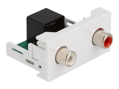 [81341] Delock Easy 45 - Einrastmodul - RCA, RCA