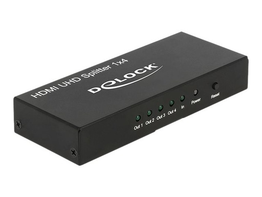 [18684] Delock HDMI UHD Splitter 1 x HDMI in > 4 x HDMI out 4K