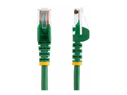 [45PAT3MGN] StarTech.com 3m Cat5e RJ45 UTP Netzwerkkabel Snagless - Cat 5e Patchkabel - Grün - Stecker / Stecker - Patch-Kabel - RJ-45 (M)