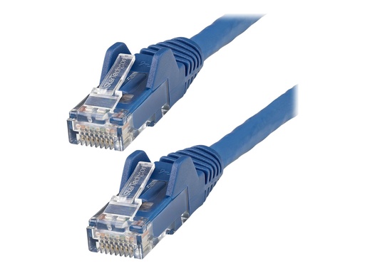 [N6LPATCH7MBL] StarTech.com 7m Netzwerkkabel CAT6 - LSZH(weniger Rauch, Halogenfrei) - 10Gbit 650MHz 100W POE RJ45 U/UTP LAN-Patch Kabel - Blau, ETL Zertifizierung, 24AWG, Installationskabel (N6LPATCH7MBL)