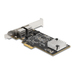 [81261] Delock PCI Express x2 Karte zu 2 x RJ45 5 Gigabit LAN RTL8126 - Netzwerkkarte - PCI-Express