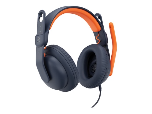 [981-001383] Logitech Zone Learn Wired Over-Ear Headset for Learners, USB-C