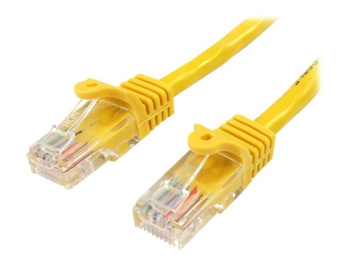 [45PAT5MYL] StarTech.com Startech 5m Cat5e Ethernet Netzwerkkabel Snagless mit RJ45 - Cat 5e UTP Kabel - Gelb - Netzwerkkabel - RJ-45 (M)