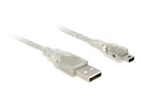 [83908] Delock USB-Kabel - Mini-USB, Typ B (M) zu USB (M)