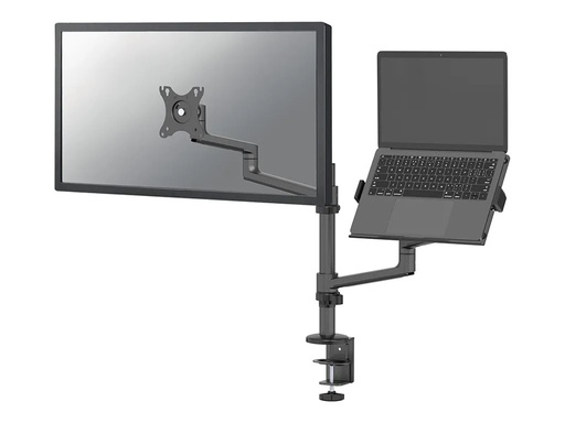 [DS20-425BL2] Neomounts DS20-425BL2 - Befestigungskit (Spannbefestigung für Tisch, Tisch-Kabeldurchführung, Notebook-Ablage, Monitorarm, VESA-Adapter, Notebookschacht-Arm)