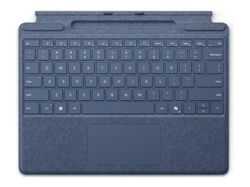 [8XA-00219] Microsoft Surface Pro Keyboard - Tastatur - mit Trackpad, Beschleunigungsmesser, Surface Slim Pen 2 Ablage- und Ladeschale - QWERTZ - Deutsch/Österreichisch - Saphir - für Microsoft Surface Pro 8, Pro 8 for Business, Pro 9, Pro 9 for Business, Pro 10 for Business, Pro (11th Edition)