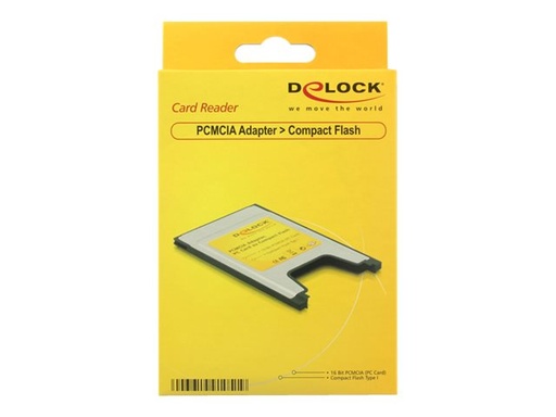 [91051] Delock PCMCIA Card Reader for Compact Flash cards - Kartenleser (CF I)