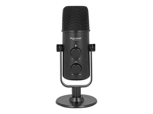 [66822] Delock Mikrofon - USB - Schwarz