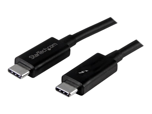 [TBLT3MM1M] StarTech.com StarTech 1m (3.3ft) Thunderbolt 3 Cable, 20Gbps, 100W PD, 4K Video, Thunderbolt-Certified, Compatible w/ TB4/USB 3.2/DisplayPort - Thunderbolt-Kabel - USB-C (M)