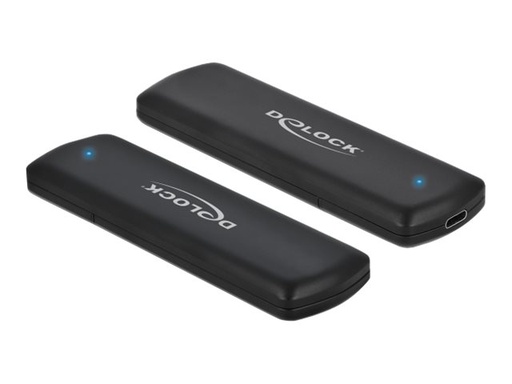 [42615] Delock External Enclosure for M.2 NVMe PCIe SSD with USB Type-C female - tool free - Speichergehäuse - M.2 - M.2 NVMe Card - USB 3.2 (Gen 2)