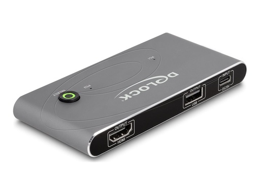 [11486] Delock KVM-/Audio-/USB-Switch - HDMI 8K60