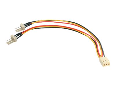 [TX3SPLITTER] StarTech.com 15cm Molex 3pin Y-Kabel für Lüfter - 3 pol. Molex Adapterkabel - TX3 Splitter-Kabel - Netzsplitter für Lüfter - 3 PIN Internal Power (W)