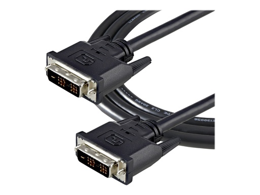 [DVIDSMM2M] StarTech.com StarTech 2m DVI-D Single Link Kabel - St/St - DVI Monitorkabel - 1920x1200 - DVI Verbindungskabel/Anschlusskabel - Schwarz - DVI-Kabel - Single Link - DVI-D (M)