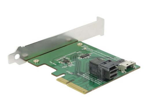 [89923] Delock PCI Express x4 Card U.2 NVMe to 1 x internal SFF-8654 4i + 1 x internal SFF-8643