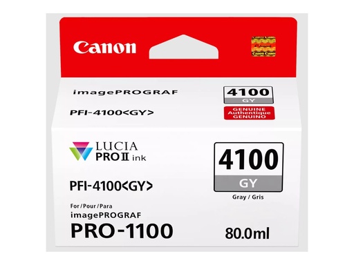 [6783C001] Canon PFI-4100 GY - 80 ml - Grau - original - hängende Box