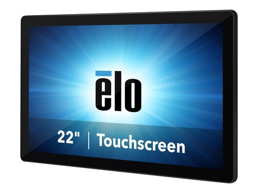 [E850591] Elo Touch Solutions Elo I-Series 2.0 ESY22i3 - All-in-One (Komplettlösung) - Core i3 8100T / 3.1 GHz - RAM 8 GB - SSD 128 GB - UHD Graphics 630 - 1GbE - WLAN: 802.11a/b/g/n/ac, Bluetooth 5.0 - Win 10 IoT Enterprise LTSC 64-bit - Monitor: LED 54.6 cm (21.5")