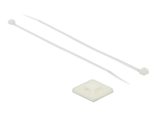 [18678] Delock Kabelbinderhalterung - weiß