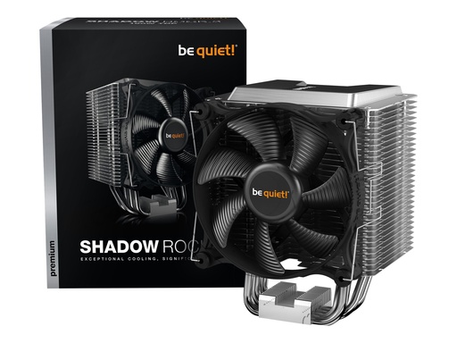 [BK004] Be Quiet! Shadow Rock 3 - Prozessor-Luftkühler - (für: LGA1150, LGA1151, LGA1155, LGA1200, LGA1700, LGA2011-3 (Square ILM)