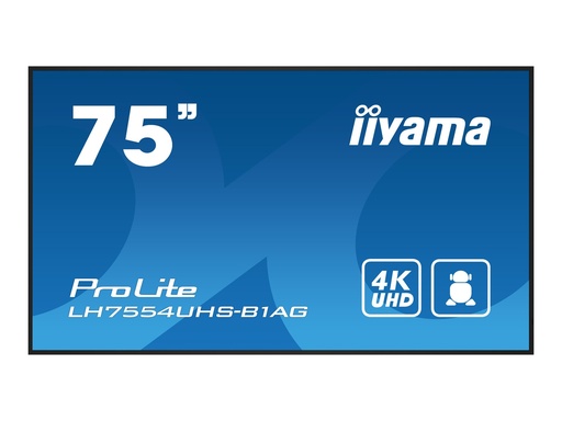 [LH7554UHS-B1AG] Iiyama ProLite LH7554UHS-B1AG - 190 cm (75") Diagonalklasse (189.3 cm (74.5")