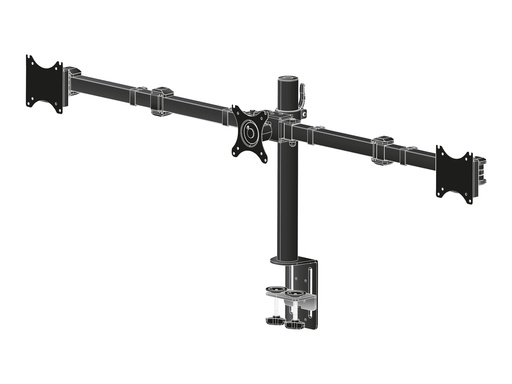 [DS1003C-B1] Iiyama DS1003C-B1 - Aufstellung - einstellbarer Arm - für 3 Monitore - Schwarz - Bildschirmgröße: 25.4-68.6 cm (10"-27")