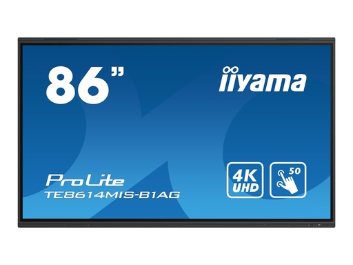 [TE8614MIS-B1AG] Iiyama ProLite TE8614MIS-B1AG - 218 cm (86") Diagonalklasse (217.4 cm (85.6")