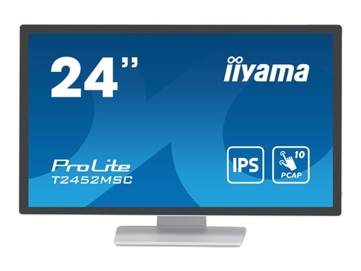 [T2452MSC-W1] Iiyama ProLite T2452MSC-W1 - LED-Monitor - 61 cm (24")