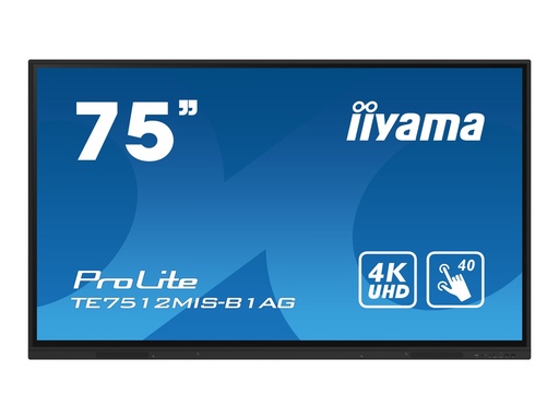 [TE7512MIS-B1AG] Iiyama ProLite TE7512MIS-B1AG - 190 cm (75") Diagonalklasse (189.3 cm (74.5")