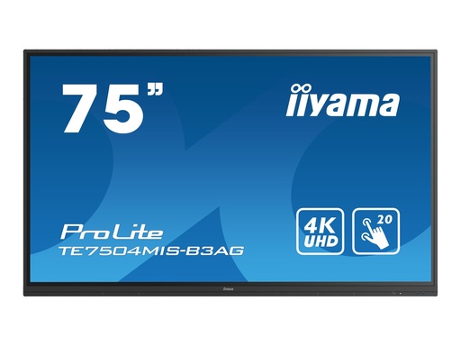 [TE7504MIS-B3AG] Iiyama ProLite TE7504MIS-B3AG - 190 cm (75") Diagonalklasse (189.3 cm (74.5")