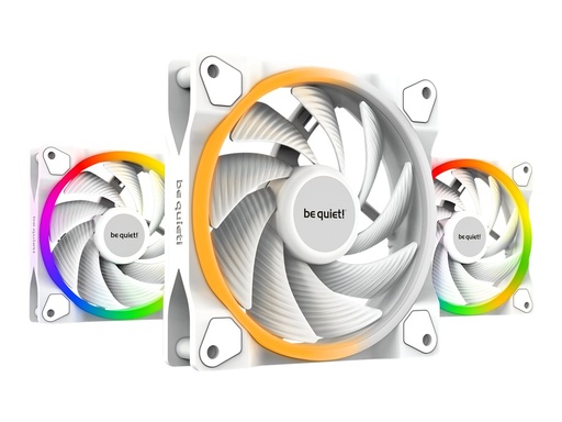 [BL101] Be Quiet! Light Wings - Gehäuselüfter - PWM - 120 mm - weiß (Packung mit 3)