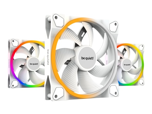 [BL102] Be Quiet! Light Wings - Gehäuselüfter - PWM - 140 mm - weiß (Packung mit 3)