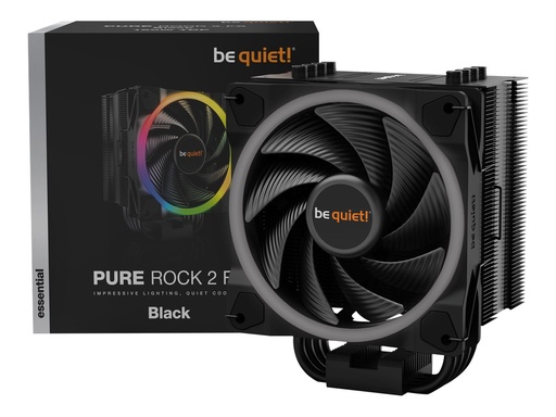 [BK033] Be Quiet! Pure Rock 2 FX - Prozessor-Luftkühler - (für: LGA1150, LGA1151, LGA1155, LGA1200, LGA1700, LGA2011, LGA2011-3 (Square ILM)