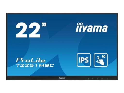 [T2251MSC-B1] Iiyama ProLite T2251MSC-B1 - LED-Monitor - 55.9 cm (22")