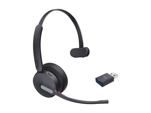 [1208688] Yealink Headset WH 64 Hybrid Mono UC - Headset - 20 KHz
