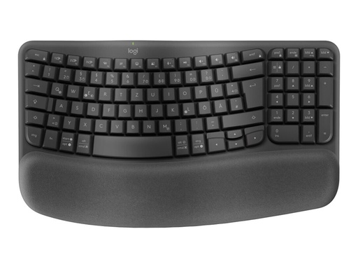 [920-012307] Logitech Ergo Series - Tastatur - kabellos - 2.4 GHz, Bluetooth LE