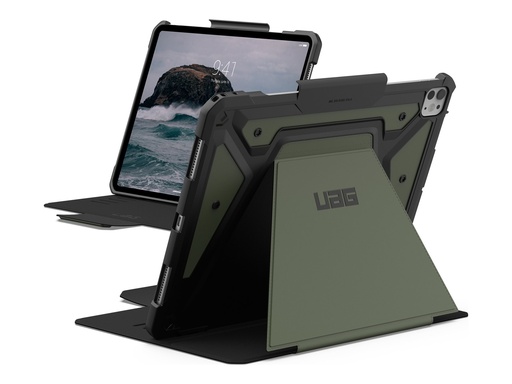 [124476117272] Urban Armor Gear UAG Metropolis SE Series - Flip-Hülle für Tablet - widerstandsfähig - Polyurethan (PU)