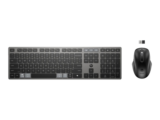 [9T5B0UT#ABD] HP 725 - Tastatur-und-Maus-Set - multifunktional, wiederaufladbar, betrieben mit Superkondensator