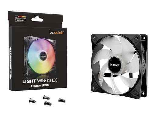 [BL120] Be Quiet! Light Wings LX - Gehäuselüfter - PWM