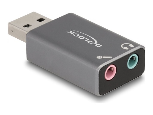 [66633] Delock Adapter USB-A auf Kopfhöreranschluss