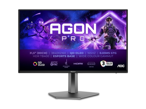 [AG326UD] AOC AGON PRO AG326UD - OLED-Monitor - Gaming - 81.3 cm (32")