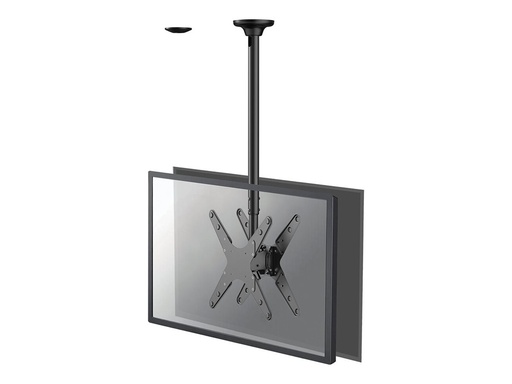 [FPMA-C340DBLACK] Neomounts Befestigungskit (Deckenmontage) - Voll beweglich - für 2 LCD-/Plasma-Konsolen - Schwarz - Bildschirmgröße: 81.28-190.5 cm (32"-75")