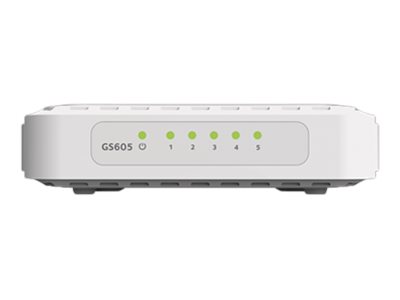 [GS605-400PES] Netgear GS605v4 - Switch - unmanaged - 5 x 10/100/1000