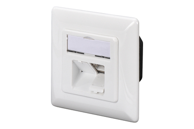 [DN-9007-S-1] DIGITUS CAT 6A, Klasse EA, Datendose, designkompatibel, Aufputz