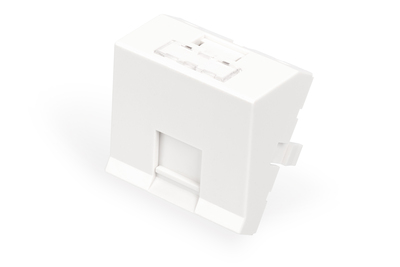 [DN-93802-6-SH] DIGITUS Frontplatte, 1-Port, 45 x 45 mm, abgewinkelt, für Rahmen DN-93802-5-SH