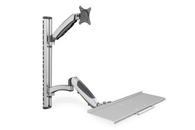 [DA-90354] DIGITUS Arbeitsplatz (Monitor, Tastatur, Maus) Wandmontage